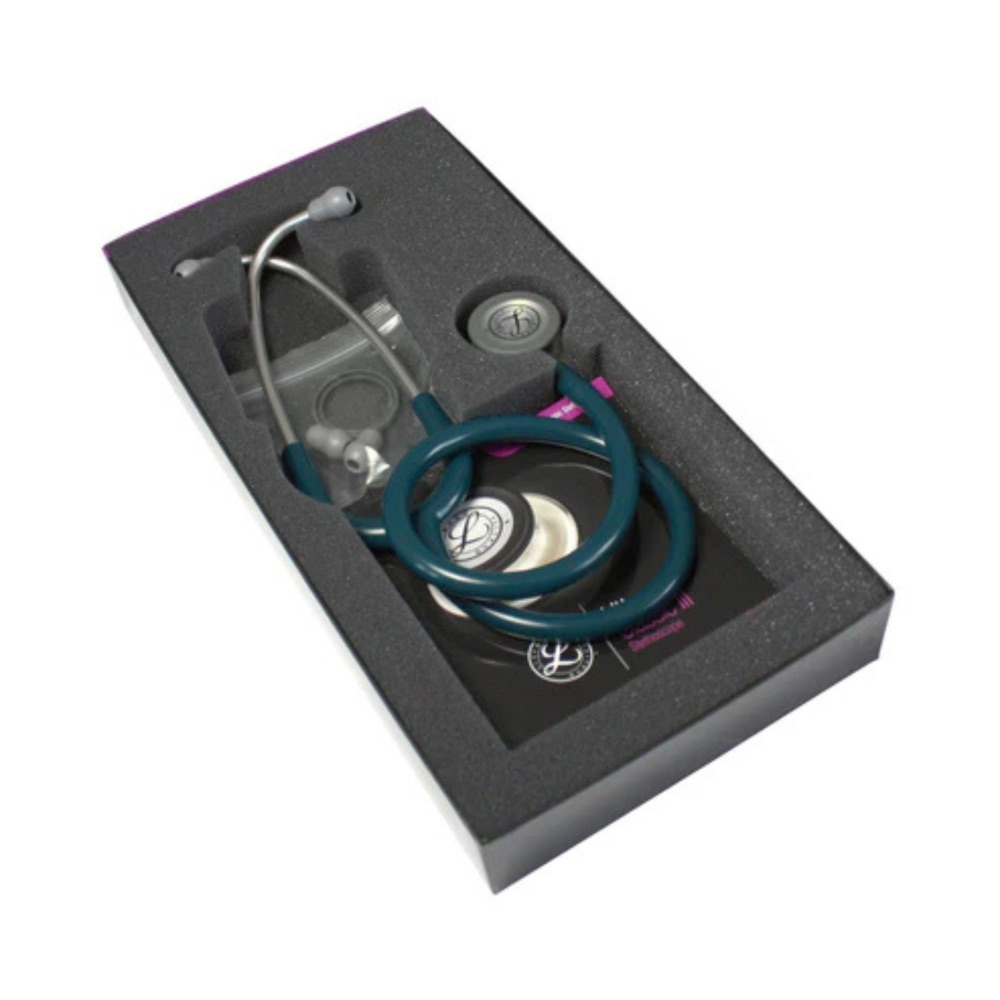 70200785791_4 Fonendoscopio Littmann® Classic III Azul Caribe 5623 + Estuche