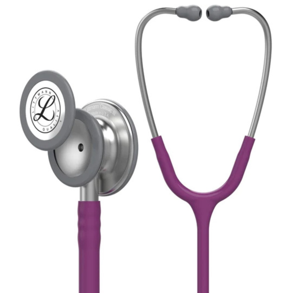70200787037-1 Fonendoscopio Littmann® Classic III Ciruela 5831 + Estuche