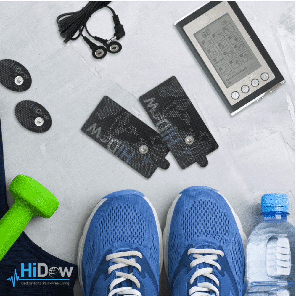 BLACKSMALLPAD-14 Equipo de Electroterapia TENS/EMS XPD 12 Modos - HiDow