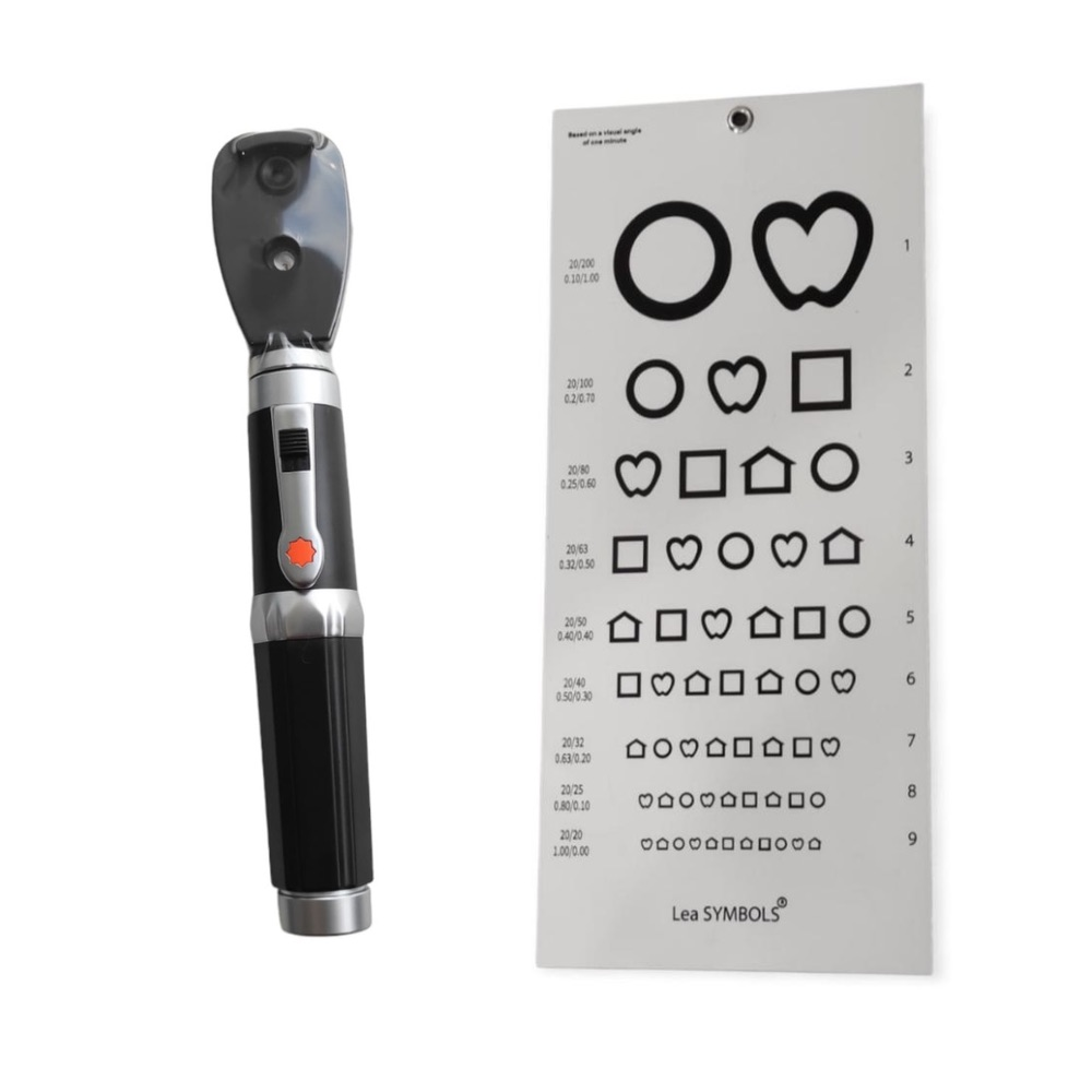 Pack: Oftalmoscopio + Tabla Lea