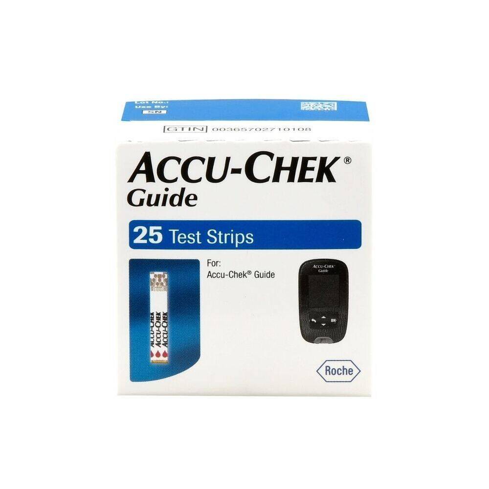 Pack Glucómetro Accu-Chek® Guide Me+ 25 Tiras Guide