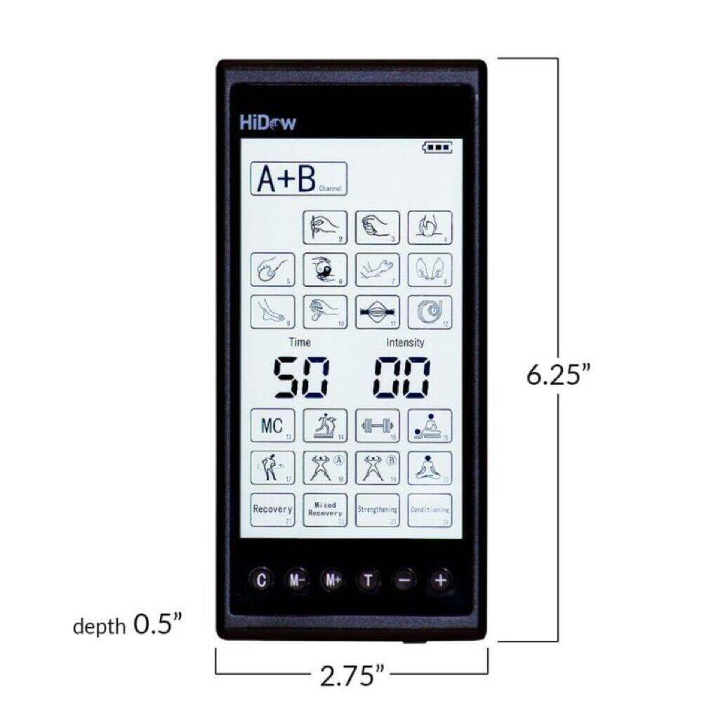 Equipo de Electroterapia TENS/EMS XPDS 4 | 24 Modos - HiDow