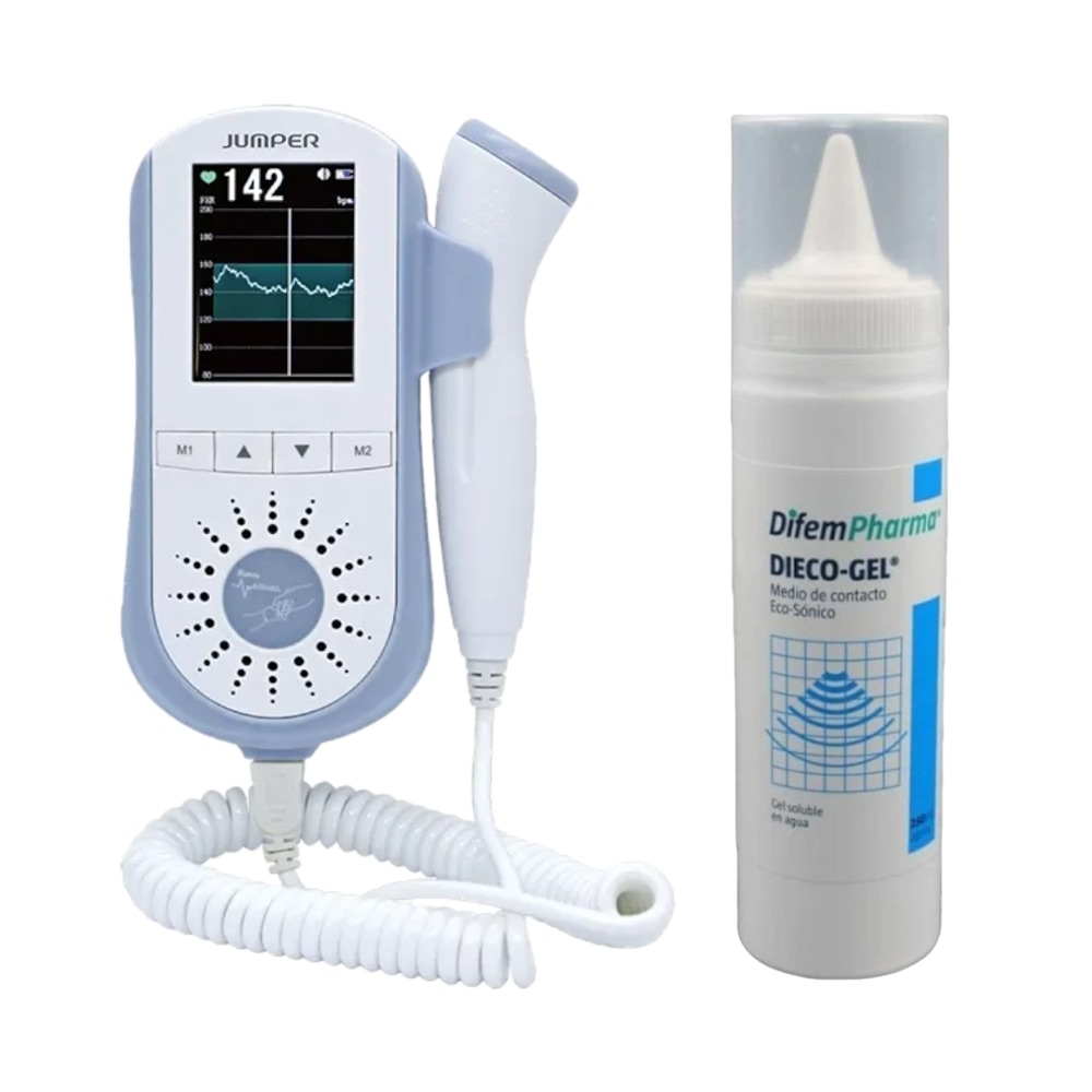 Doppler Fetal Pocket JPD100E2 + Gel Conductor Dieco 250 ml