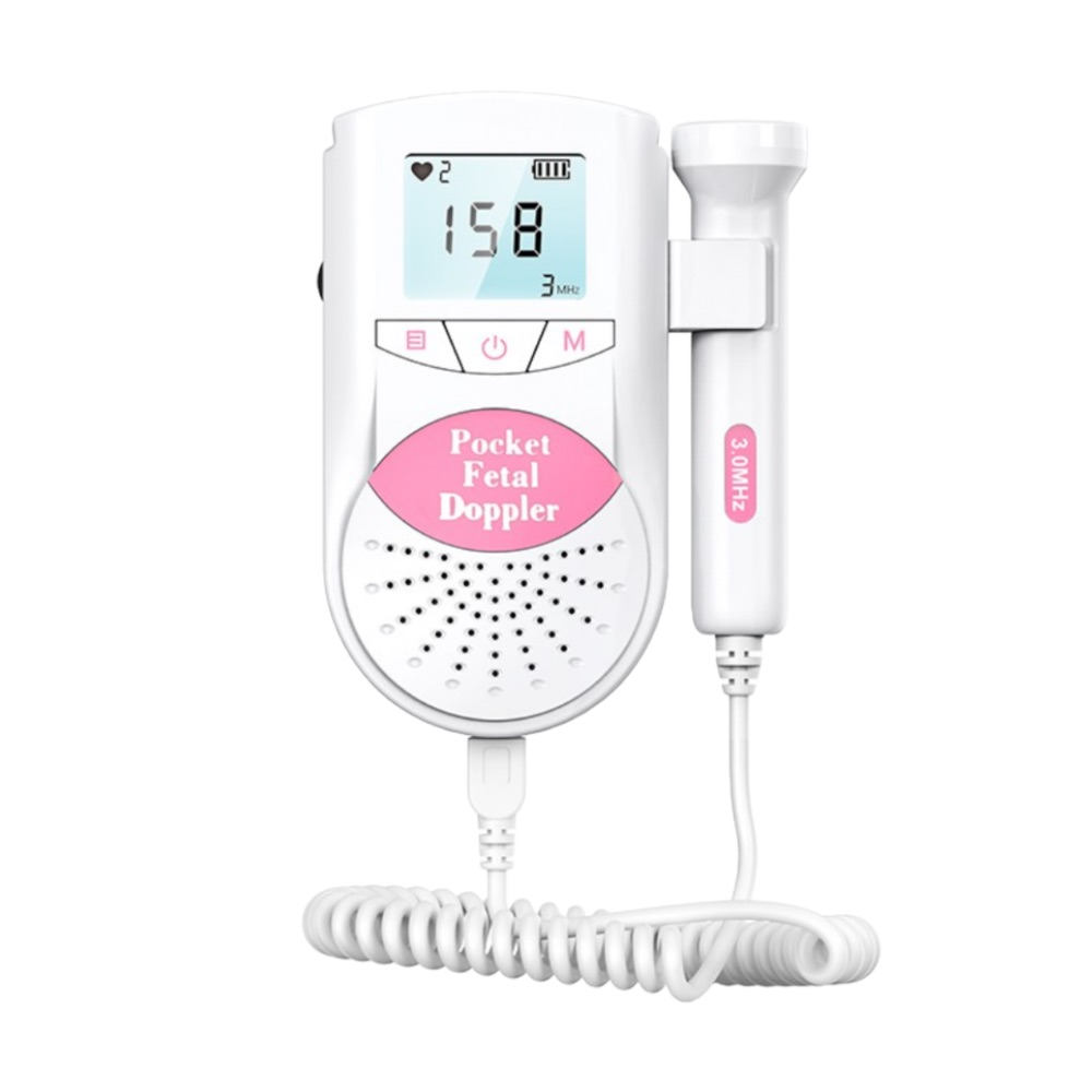 Doppler Fetal Pocket JPD100S6 Rosado Jumper + Gel Conductor Dieco 250 ml