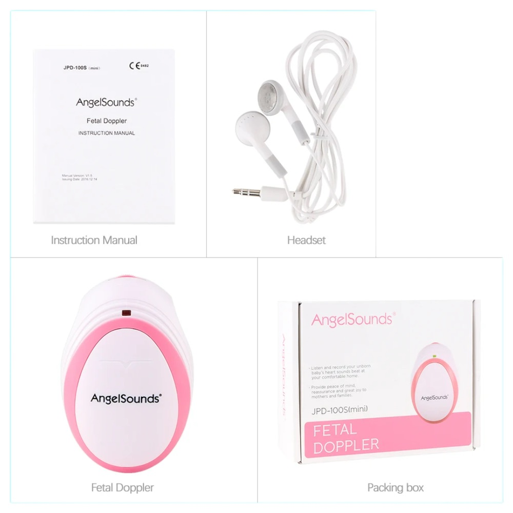 Mini Doppler Fetal Angel Sounds JPD100SMINI + Gel Conductor Dieco 250 ml