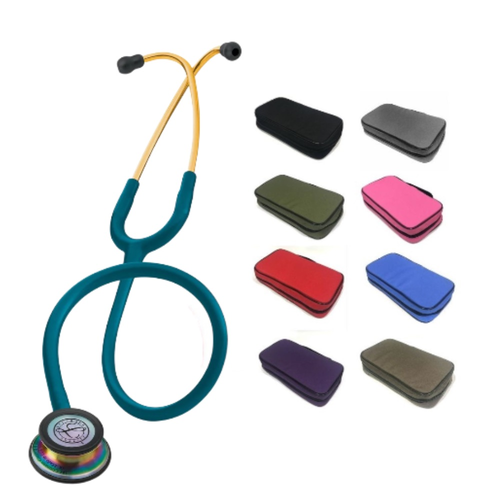 Fonendoscopio Littmann® Classic III Azul Caribe Arcoíris 5807 + Estuche