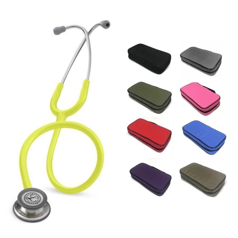PEYF-5839_1 Fonendoscopio Littmann® Classic III Lima limón 5839 + Estuche