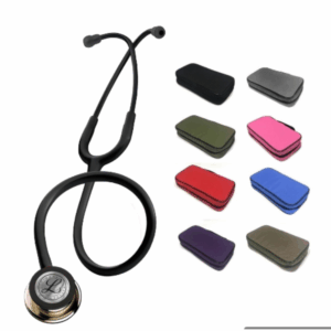 PEYF-5861_1 Fonendoscopio Littmann® Classic III™ Negro Champaña 5861 + Estuche