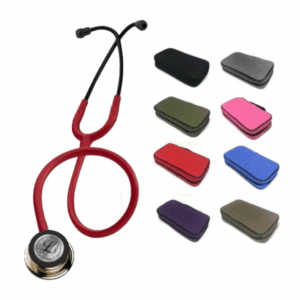 Fonendoscopio Littmann® Classic III Burdeo Champaña 5864 + Estuche