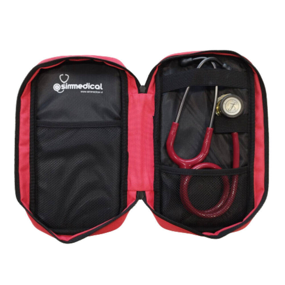 PEYF-5864_2 Fonendoscopio Littmann® Classic III Burdeo Champaña 5864 + Estuche