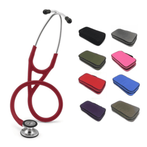 PEYF-6170_1 Fonendo Littmann® Cardiology IV Burdeo Espejo 6170 + Estuche