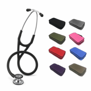 PEYF-6177_1 Fonendo Littmann® Cardiology IV Negro Espejo 6177 + Estuche