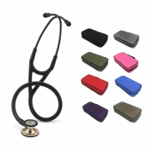 Fonendo Littmann® Cardiology IV Negro Champaña 6179 + Estuche