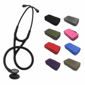 PEYF-6201_1 Fonendo Littmann® Cardiology IV Negro V. Azul 6201 + Estuche