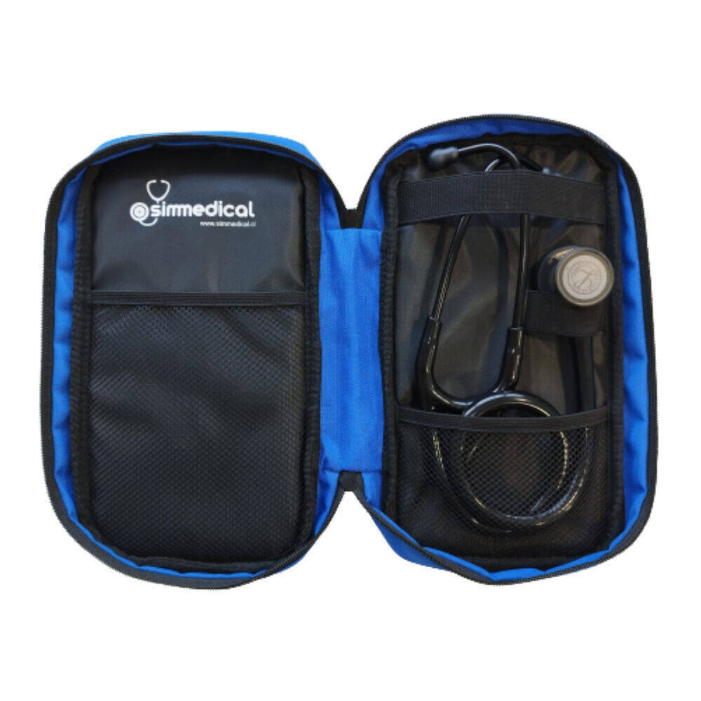 PEYF-6201_2 Fonendo Littmann® Cardiology IV Negro V. Azul 6201 + Estuche