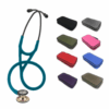 PEYF-CIVNEG6190_1 Fonendoscopio Littmann® Cardiology IV Azul Caribe Champaña 6190 + Estuche