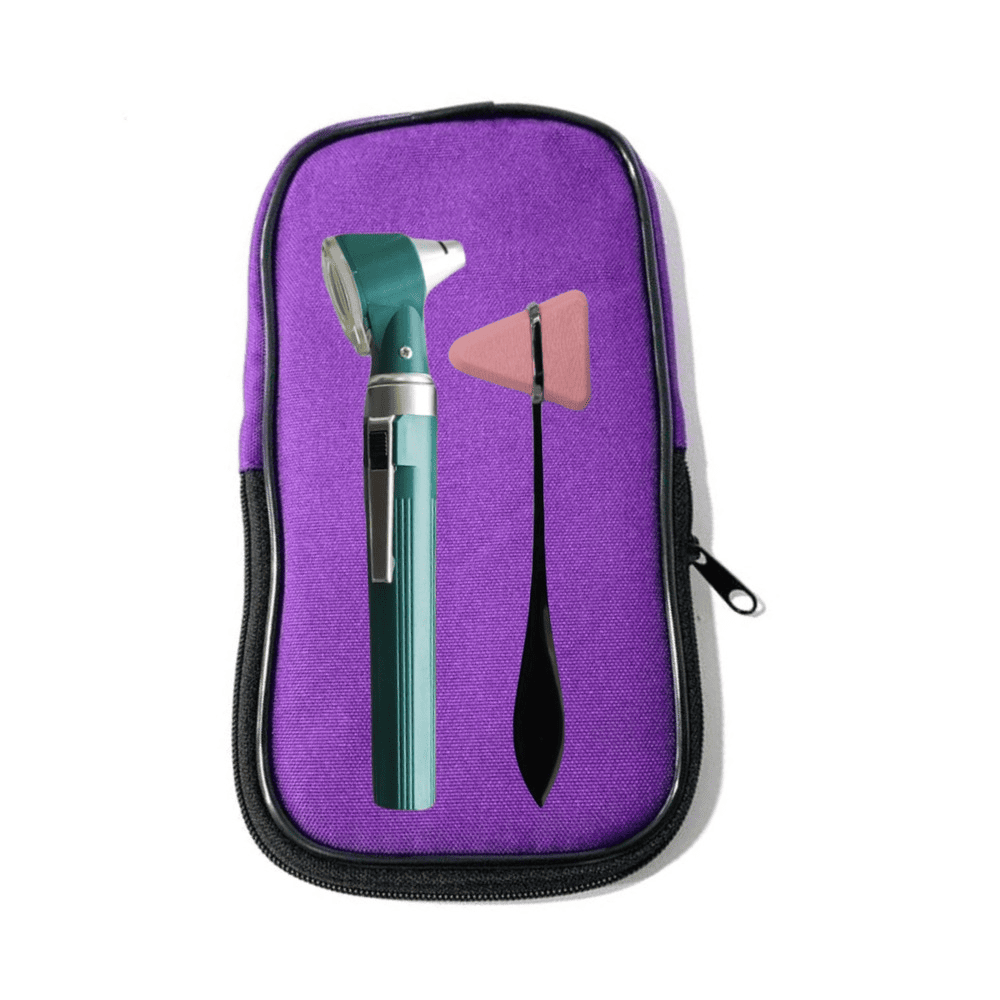 Pack: Otoscopio con iluminación Halógena Directa Guthmann + Estuche Multifuncional + Martillo Taylor