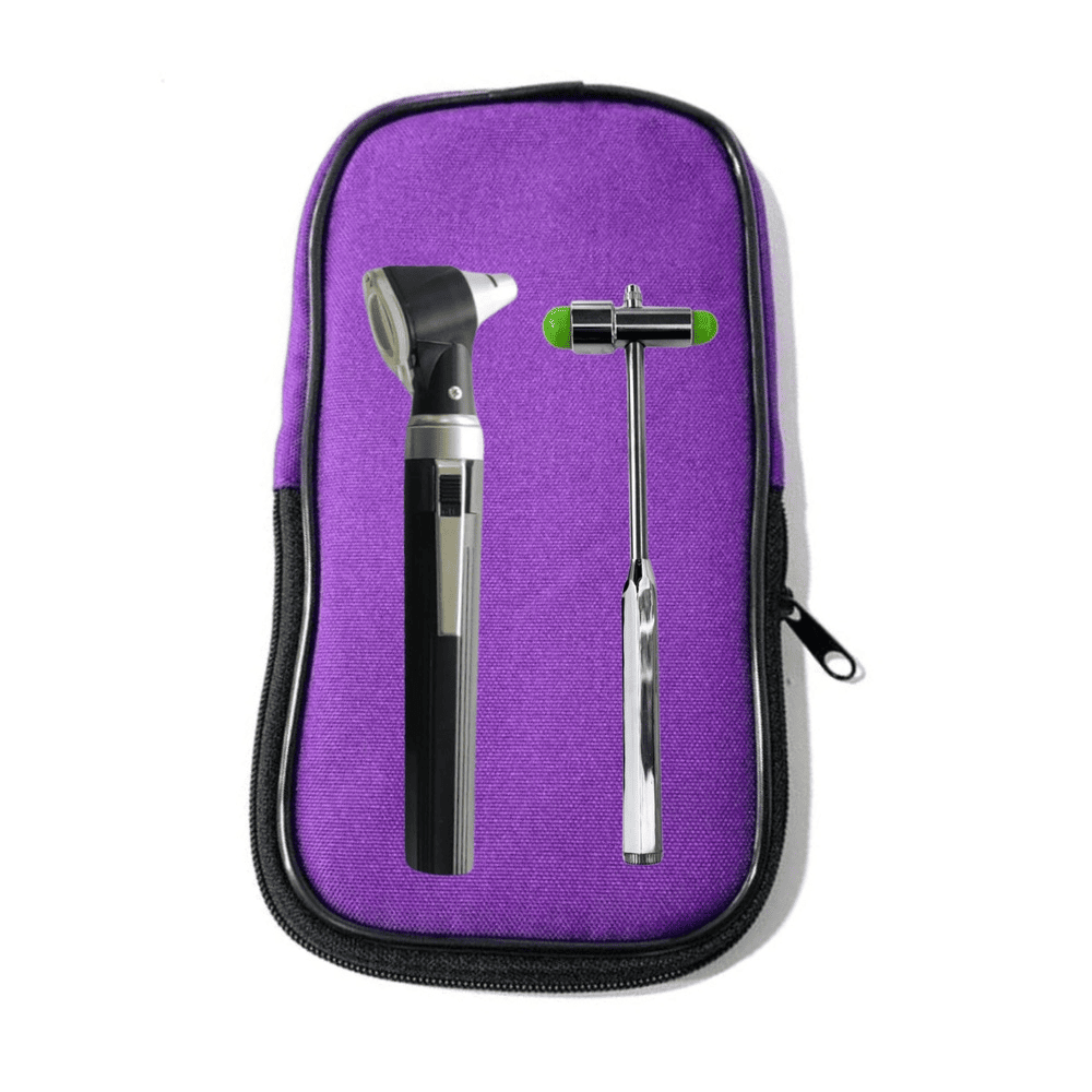 Pack: Otoscopio con iluminación Halógena Directa Guthmann + Estuche Multifuncional + Martillo Buck