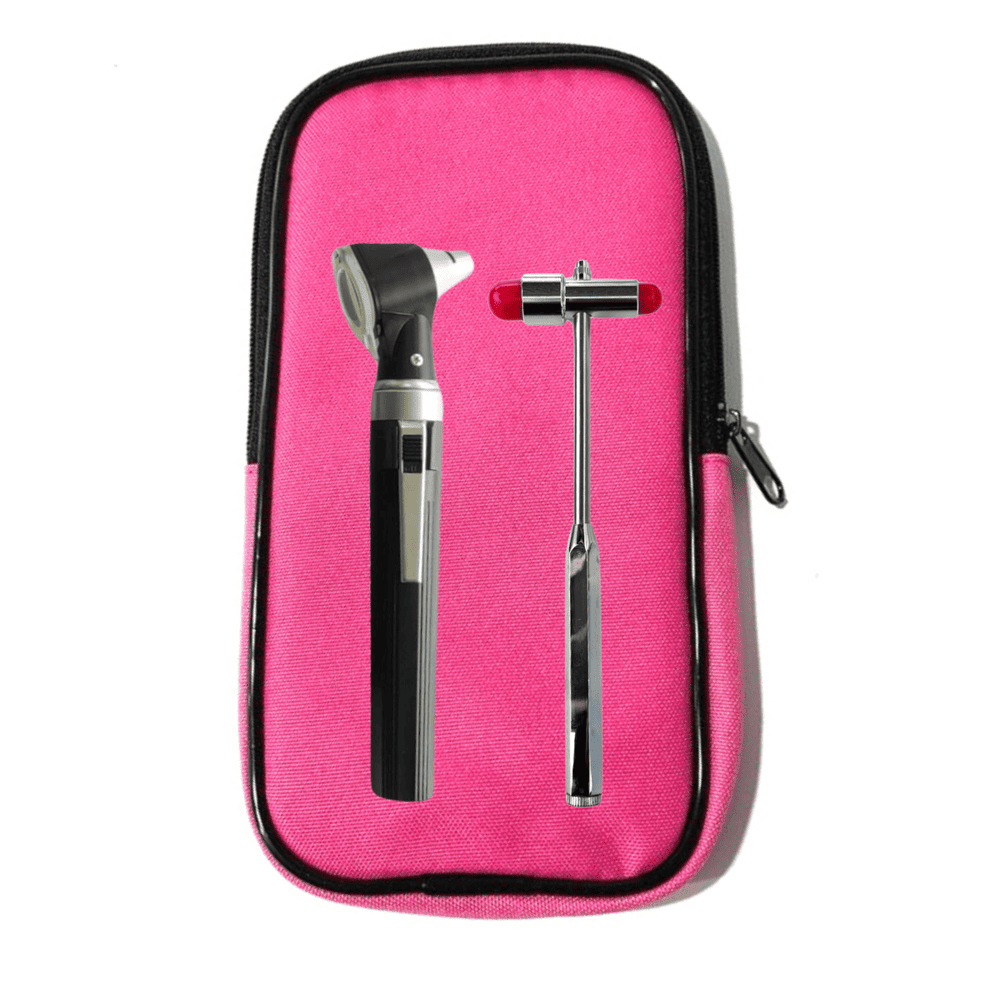 Pack: Otoscopio con iluminación Halógena Directa Guthmann + Estuche Multifuncional + Martillo Buck