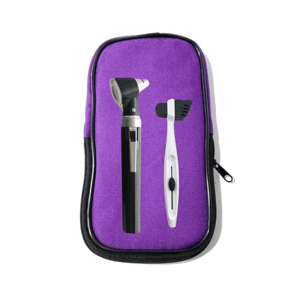 Pack: Otoscopio con iluminación Halógena Directa Guthmann + Estuche Multifuncional + Monofilamente con Martillo