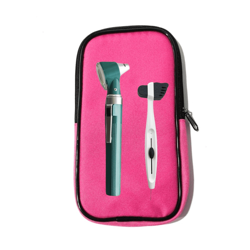 Pack: Otoscopio con iluminación Halógena Directa Guthmann + Estuche Multifuncional + Monofilamente con Martillo