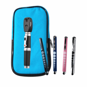 Pack-Otoscopio-con-iluminacion-Halogena-Directa-Guthmann-Estuche-Multifuncional-Linterna-Medica-29 Pack: Oftalmoscopio Guthmann + Estuche + Linterna Medica + Linterna Medica de Aluminio Graduada