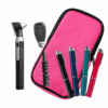 Pack: Set Otoscopio – Oftalmoscopio Luz Halógena + Estuche + Linterna Medica