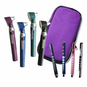 Pack-Otoscopio-con-iluminacion-Halogena-Directa-Guthmann-Estuche-Multifuncional-Linterna-Medica-8 Pack: Otoscopio con iluminación Halógena Directa Guthmann + Estuche Multifuncional + Linterna Medica de Aluminio Graduada