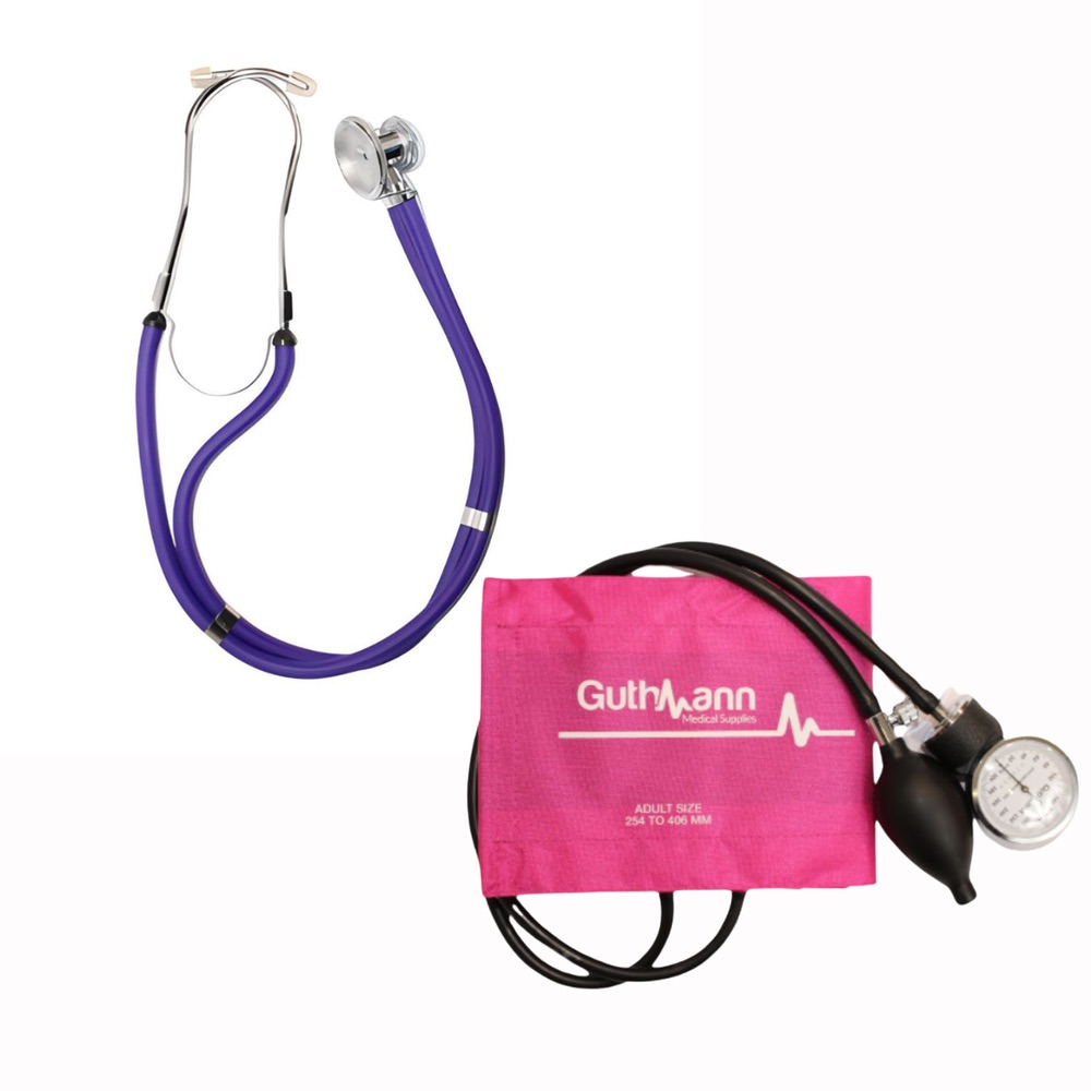 Kit Control Clínico: Toma Presión Guthmann + Fonendoscopio Sprague