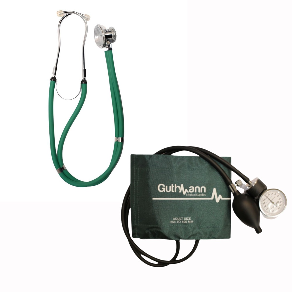 Kit Control Clínico: Toma Presión Guthmann + Fonendoscopio Sprague