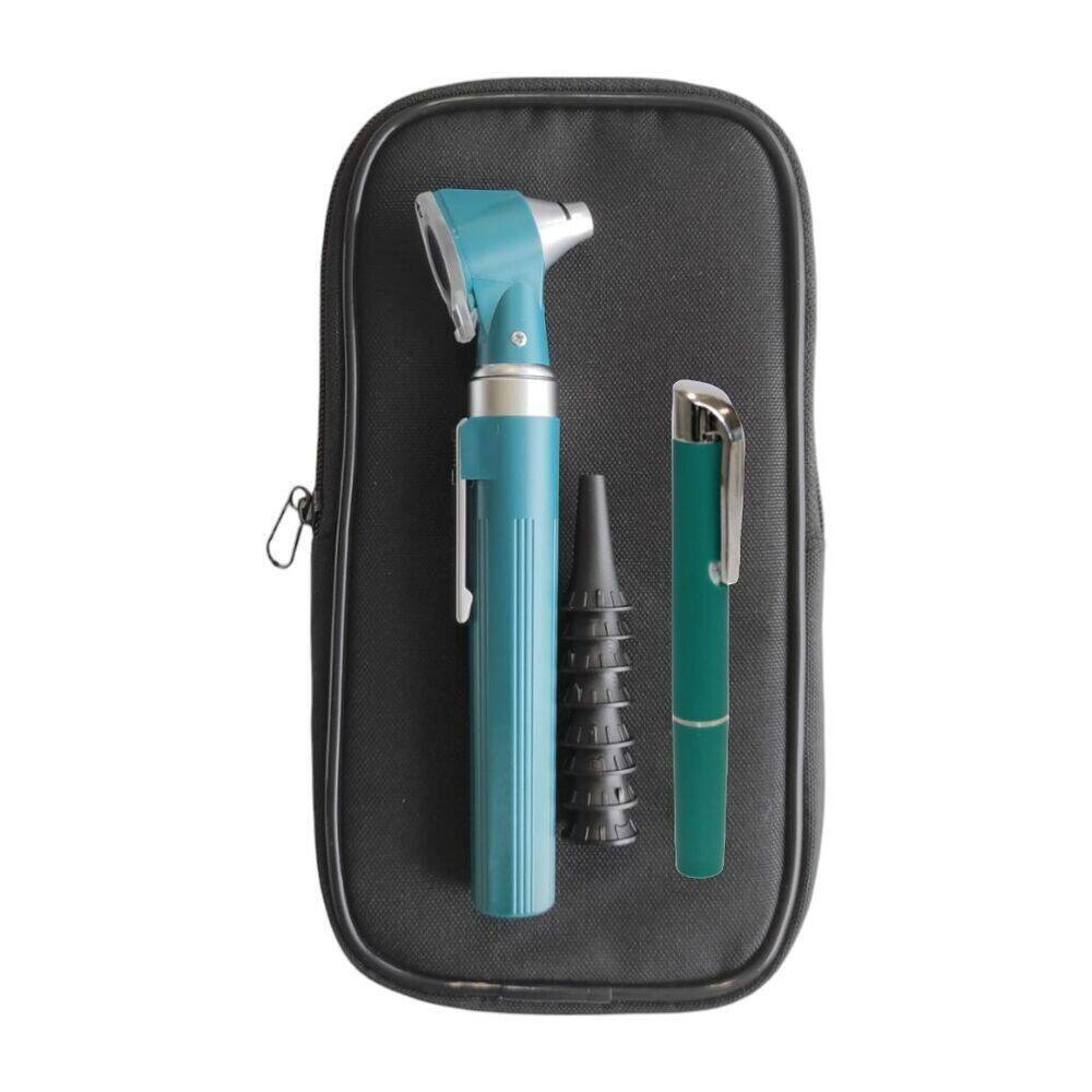 Pack: Otoscopio con iluminación Halógena Directa Guthmann + Estuche Multifuncional + Linterna Medica