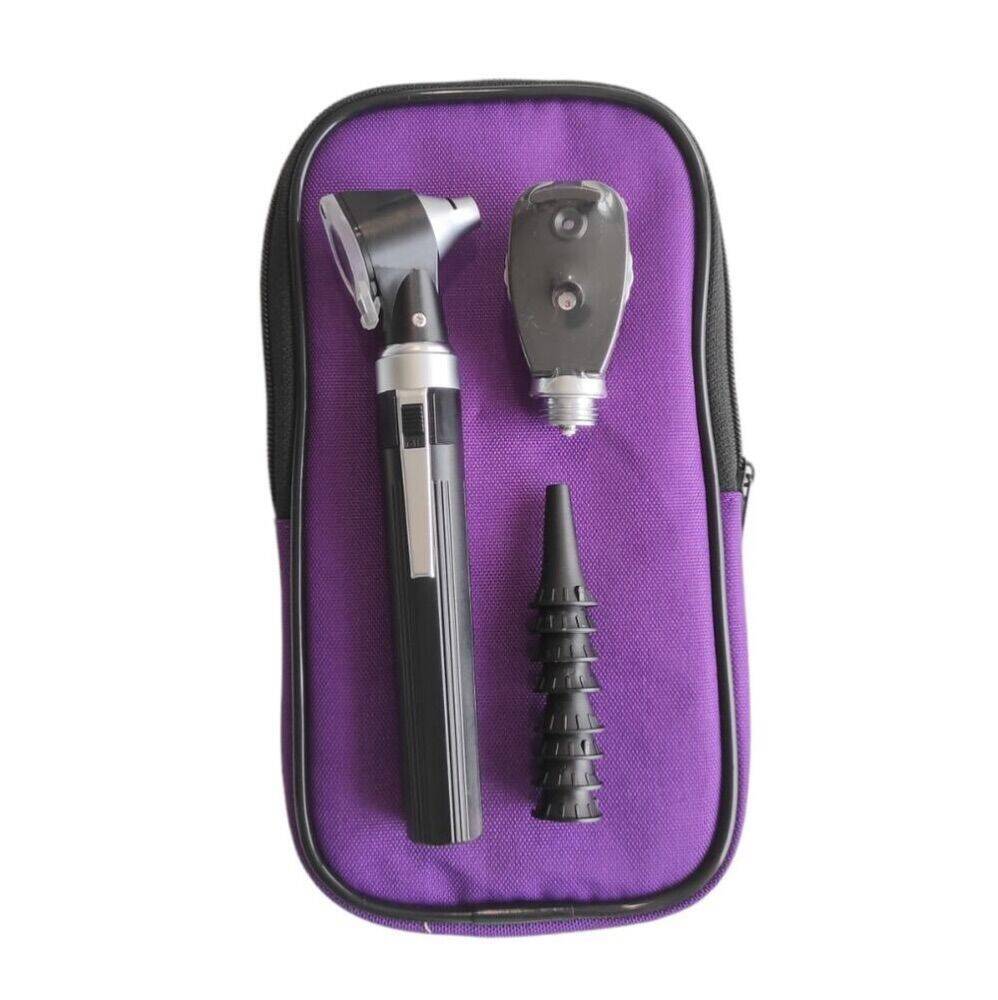 Pack: Set Otoscopio – Oftalmoscopio Luz Halógena + Estuche Multifuncional