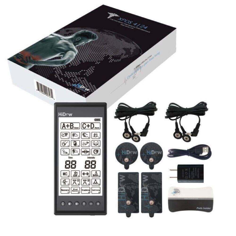 Equipo de Electroterapia TENS/EMS XPDS 4 | 24 Modos - HiDow