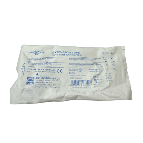 Llave De Paso 3 Vías Con Extensión - MediPlus