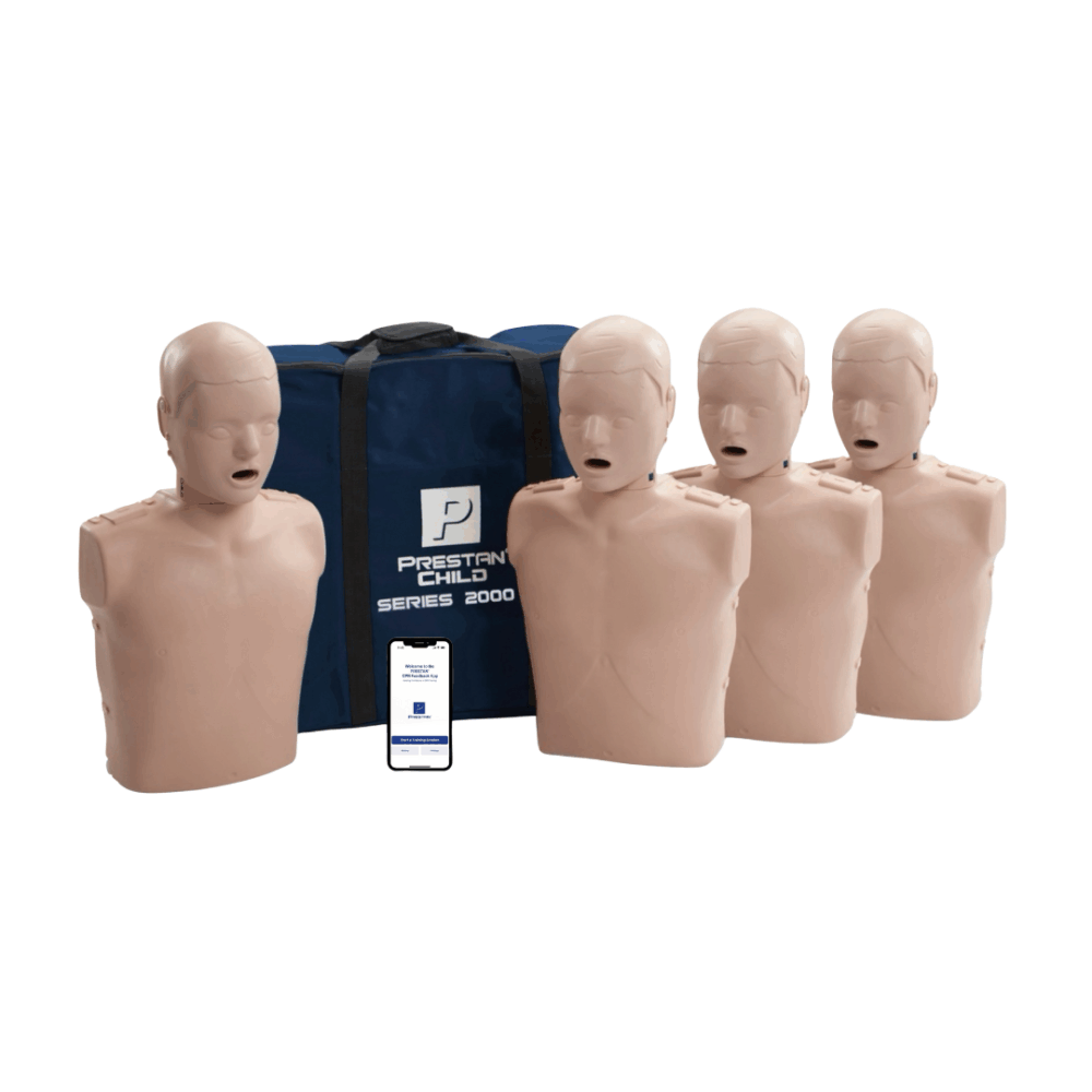 Maniquí de RCP Prestan Niño Serie 2000 – Pack de 4