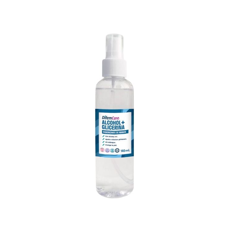 Alcohol + Glicerina 140 ml
