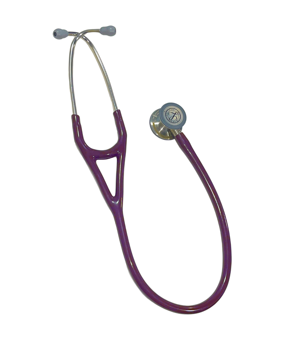 6156OPORTUNIDAD Fonendoscopio Littmann® Cardiology IV Ciruela 6156 con detalle de diseño
