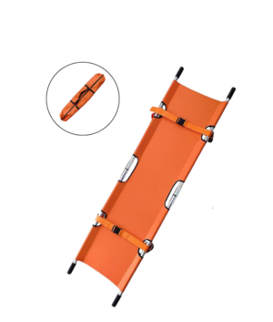 Camilla de Rescate Plegable 2 Cuerpos Naranja